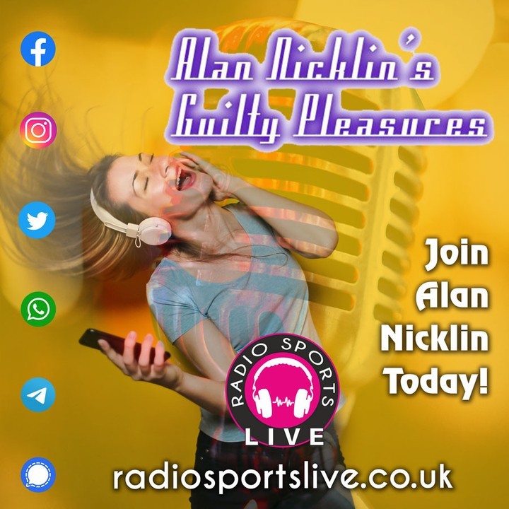 📻 Guilty Pleasures

📆 On-Air 🕝 10:00

🎶 #Music

🎙 Alan Nicklin

➡️ Socials @RadioSportsLive

📻 https://radiosportslive.co.uk