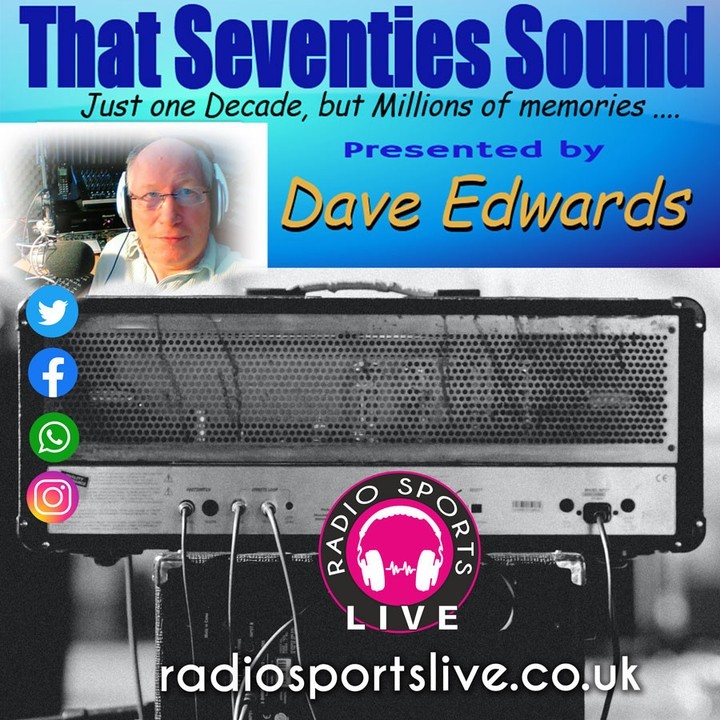 📻 That Seventies Sound

📆 Today 🕝 13:00

🎶 #Music #70s

🎙 Dave Edwards

➡️ Socials @RadioSportsLive

📻 https://radiosportslive.co.uk